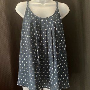 TORRID ~ Beautiful Flowing Blouse Navy Blue ~ Plus Size